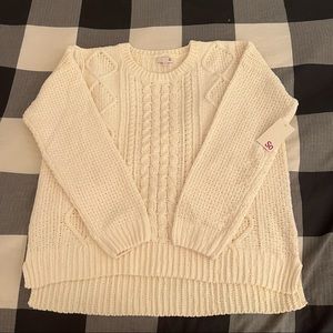 So Chenille Cream Sweater - NWT!